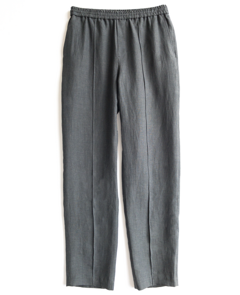 drawstring trouser / anthracite gray