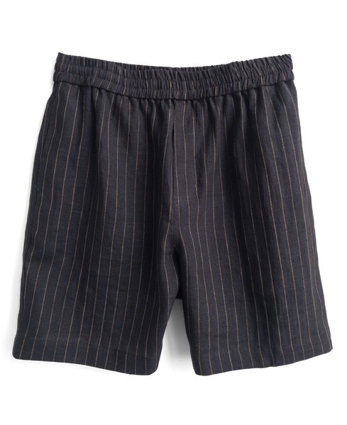 sport short / indigo pinstripe
